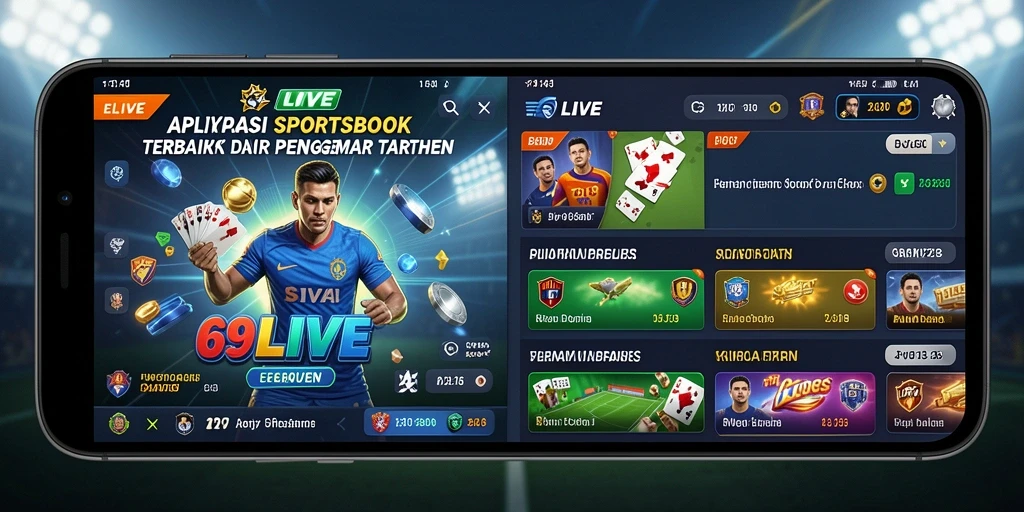 Tampilan menarik dari gameplay Sportsbook 69LIVE.