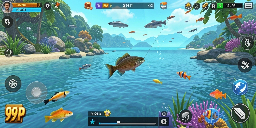 Tangkapan ikan yang spektakuler di 99RP.