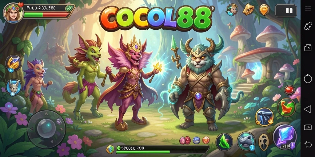 Tampilan gameplay COCOL88 yang menakjubkan dan penuh petualangan.