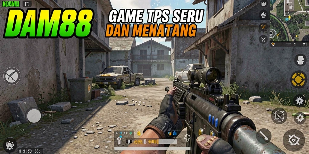 Screenshot utama DAM88 menampilkan aksi seru dalam game TPS.
