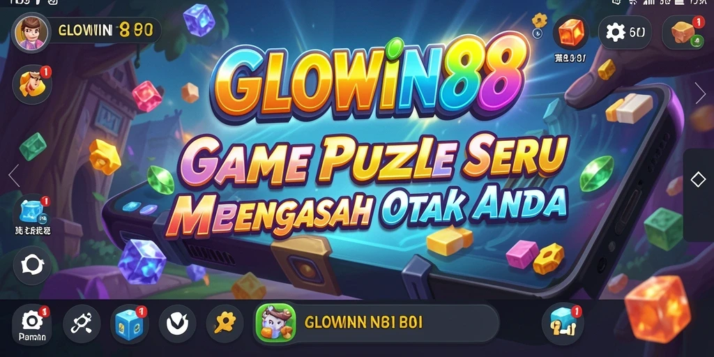 Tampilan gameplay menantang dari GLOWIN88 dalam bentuk Puzzle.