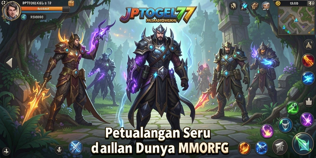 Gameplay seru JPTOGEL77 menunjukkan petualangan dalam dunia MMORPG.