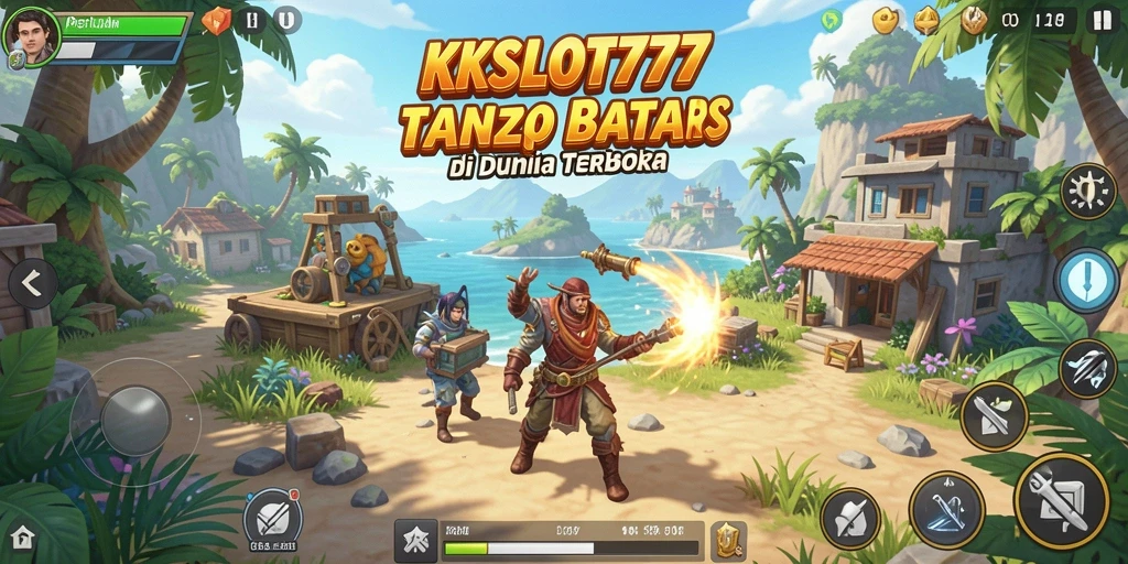 Tampilan gameplay KKSLOT777 di dunia terbuka yang menakjubkan.