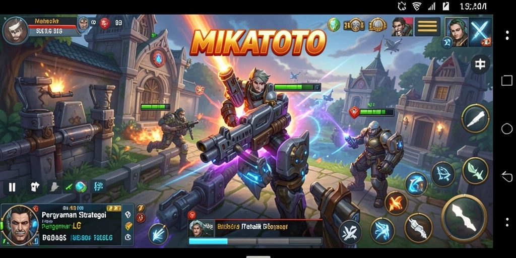 Tampilan gameplay MIKATOTO yang mendebarkan dan strategis.