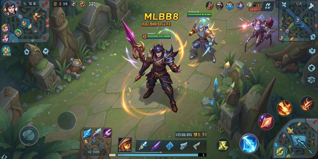 Tampilan gameplay <strong>MLBB8</strong> yang menarik dan penuh warna.