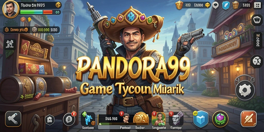 Tampilan gameplay PANDORA99 yang menegangkan dan dinamis dalam membangun bisnis.