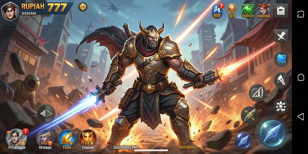 Tampilan menarik dari gameplay RUPIAH777 yang menegangkan.