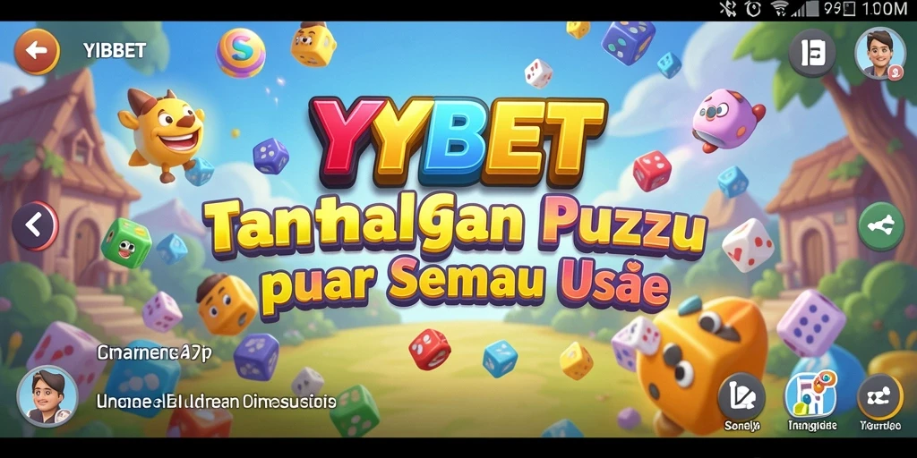 Tampilan gameplay YYBET yang penuh warna dan menantang